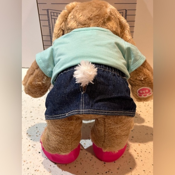 Build-A-Bear Snowflake Crystal Top, Jean Skirt & Pink Shoes, Bunny NOT Included‎ - Picture 13 of 13